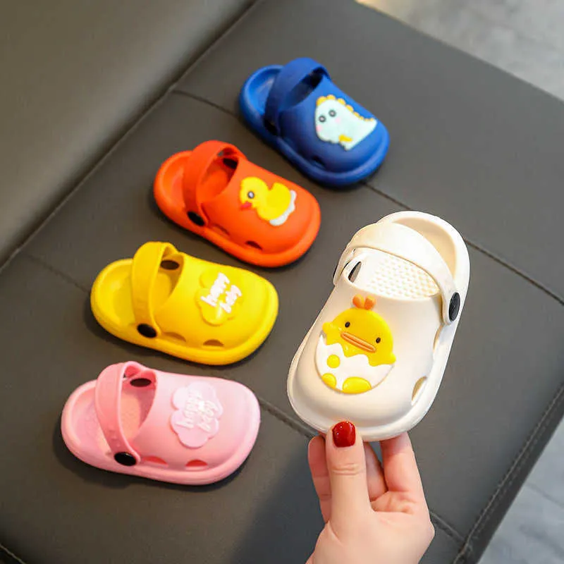 Slipper Kids Slippers for Boys Girls Cartoon Shoes Summer Toddler Infant Non-slip Soft Bottom Indoor Slippers Beach Swimming Slippers T230104