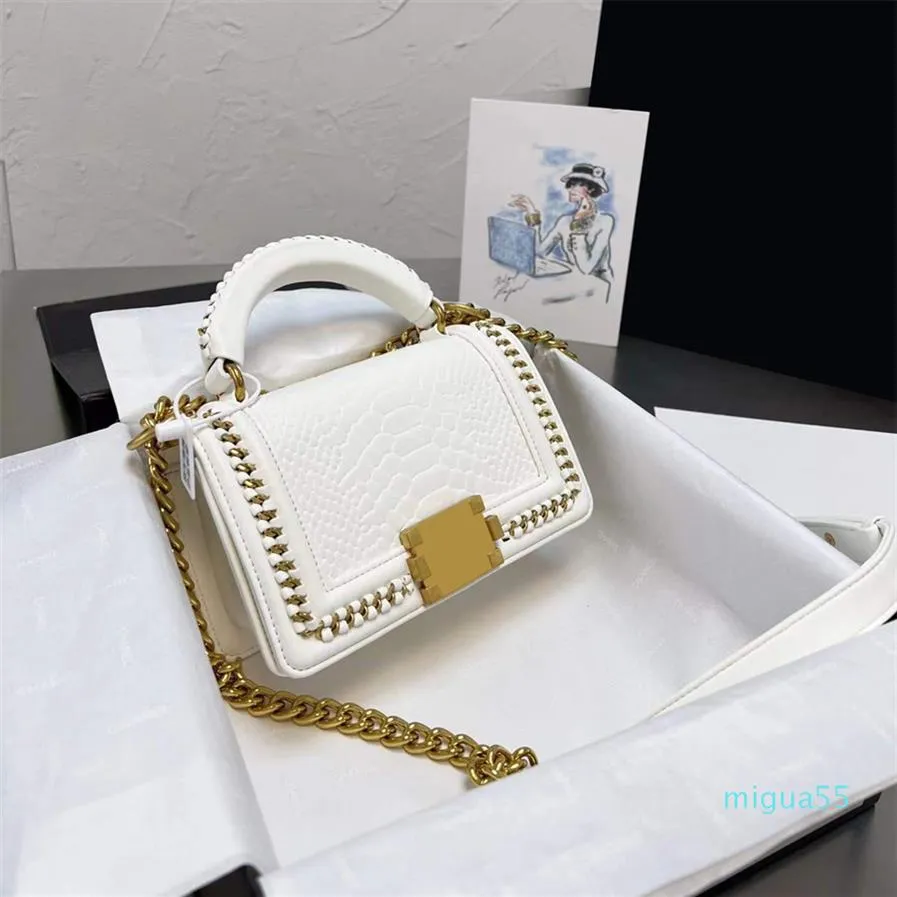 Designers shoulder bags women handbags Luxurys high quality personality Snake chain Messenger Bag Classic square large capacity ha2342