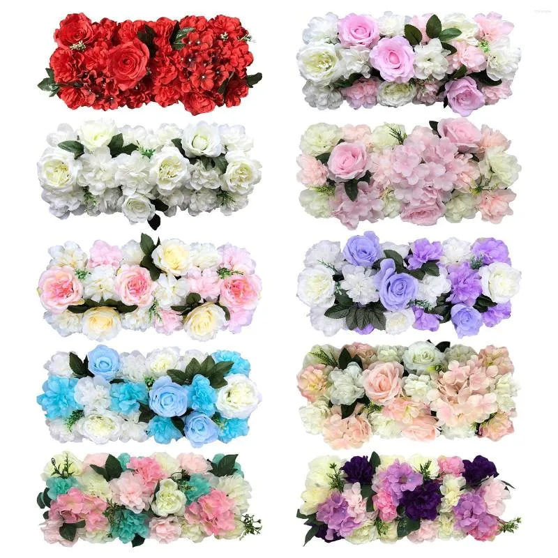 Decorative Flowers 3D Flower Wall Decor Wedding Road Panel For Bouquet Nails Room Bridal Shower