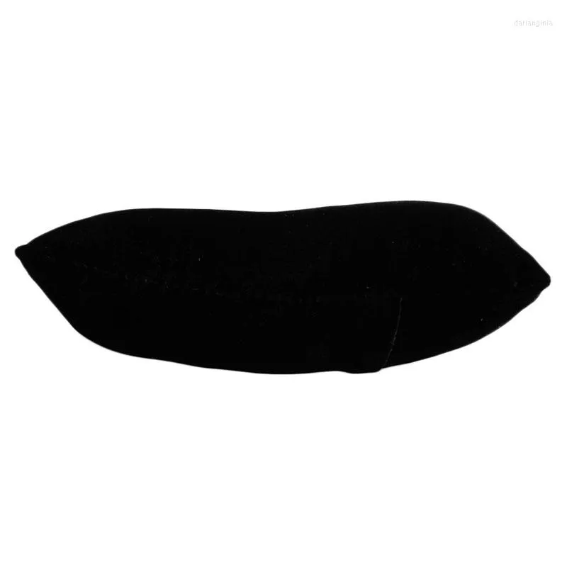 Oglądaj pudełka F19D szara czarna aksamitna poduszka biżuteria Wyświetlacza Bransoletka Bransoletka Pokazuj