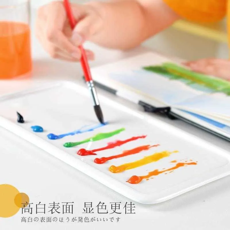 Paleta de cerâmica Pintura a óleo pintura chinesa tinta porcelana branca para materiais de arte