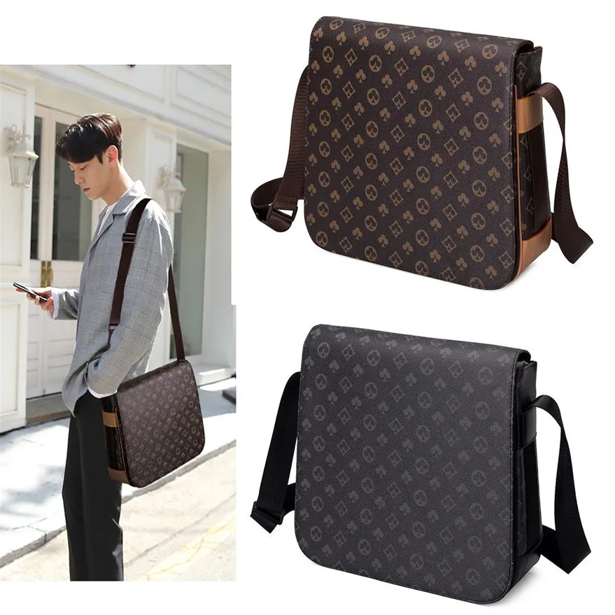 Made In China Designers Luxurys Shoulder Bags Leather Men's Fashion bag Cross body Messenger Purses Famous Handbags Top quali1708