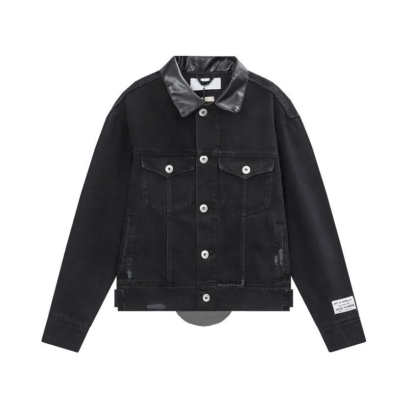Denim Jacket Coat Man Coats Designer Embroidery Outwears Jeans Jackets Streetwear Tops S-XL
