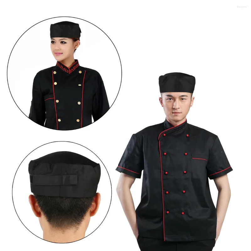 Cycling Caps Chef Hat Hatscapskull Men Mesh Catering Black Cooking Professional Women Capsadjustable Ademblerservice Cook Elastic Scrub