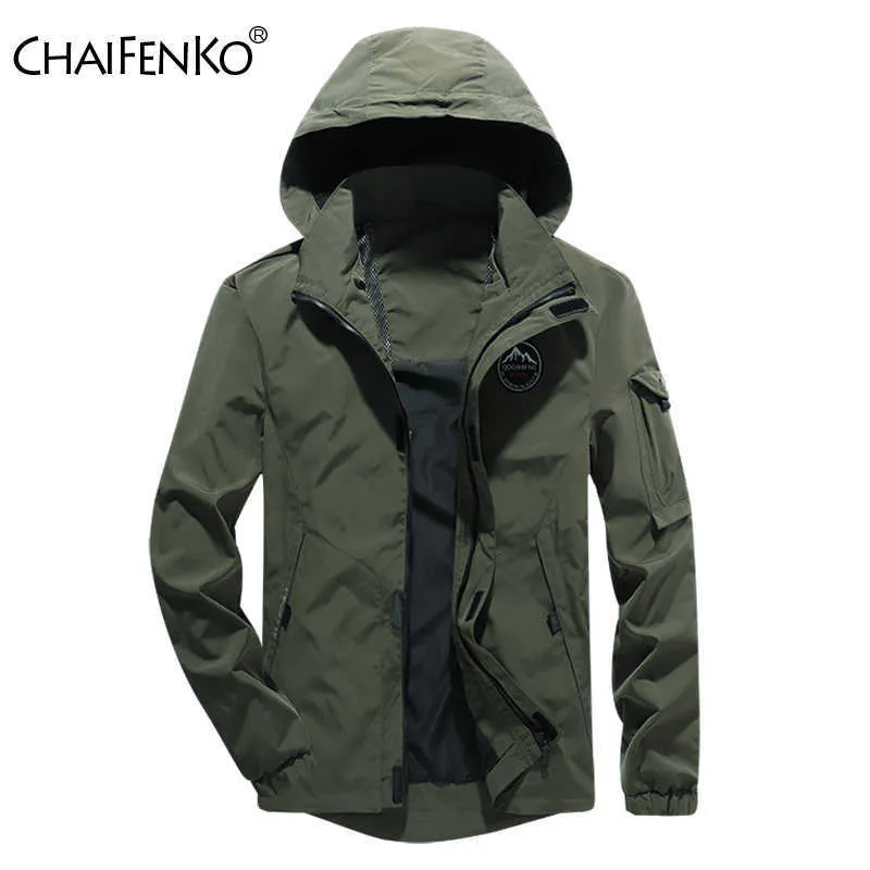 Outdoor Jackets Hoodies Men Outdoor Military Jacket 2022 Spring Autumn Waterproof Hooded Jacket Coat Men Hunting Army Tactics Jacket Men Plus Size 8XL 0104