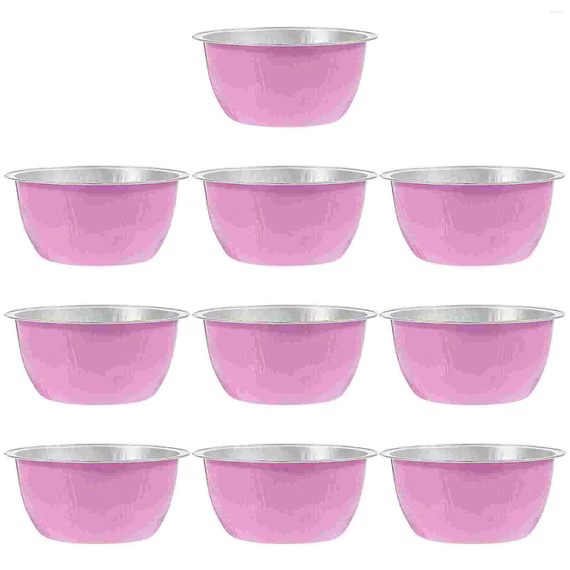 Bowls 10pcs Wax Melting Round Bean Hair Removal Containers 80g