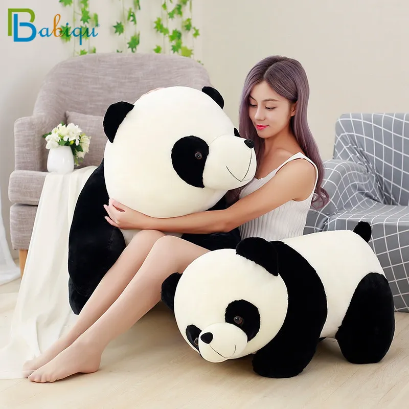 Dolls de pelúcia 20 70cm Baby fofo grande gigante panda urso de animais de pelúcia de boneca de boneca de boneca de brinquedo desenho animado Kawaii Girls Amor Gifts 230105