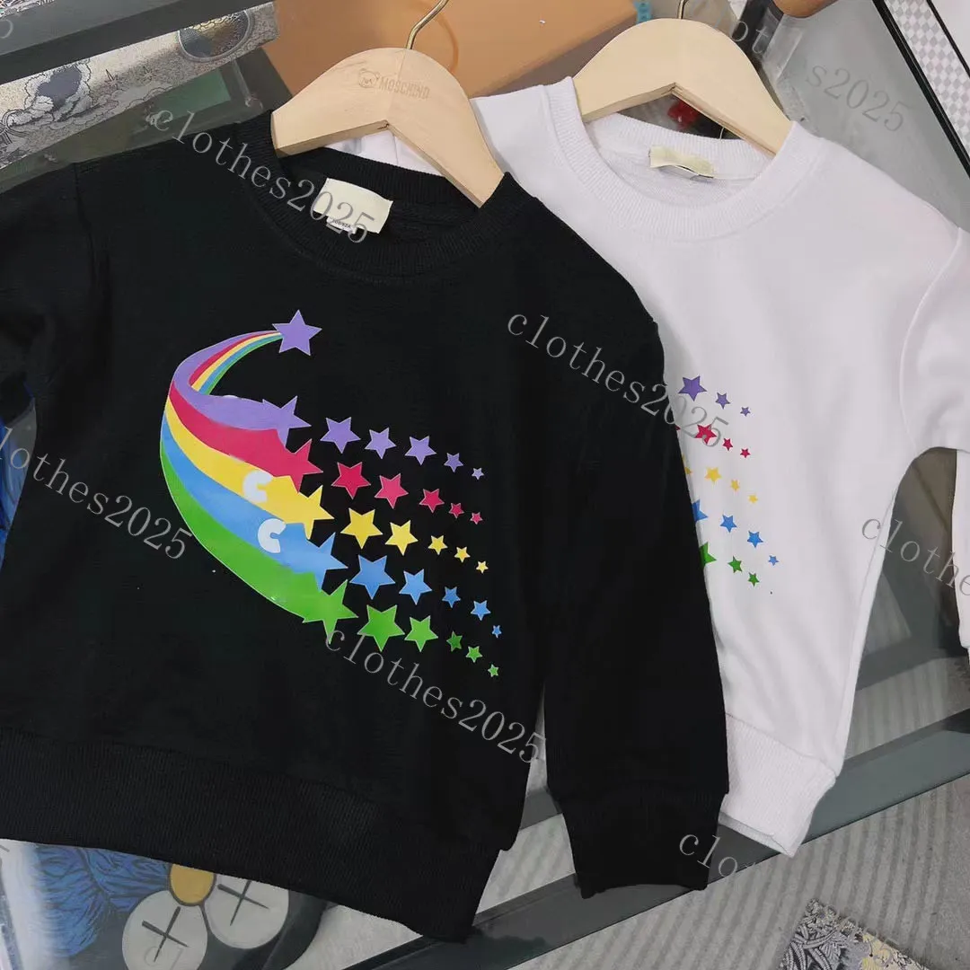 Sweat-shirts pour enfants Garçons Filles Sweats à capuche Lâche Mode Lettre Vague Imprimé Streetwear Nouveaux Pulls Tops Enfants Casual Sweat Bébé Vêtements Designer de luxe