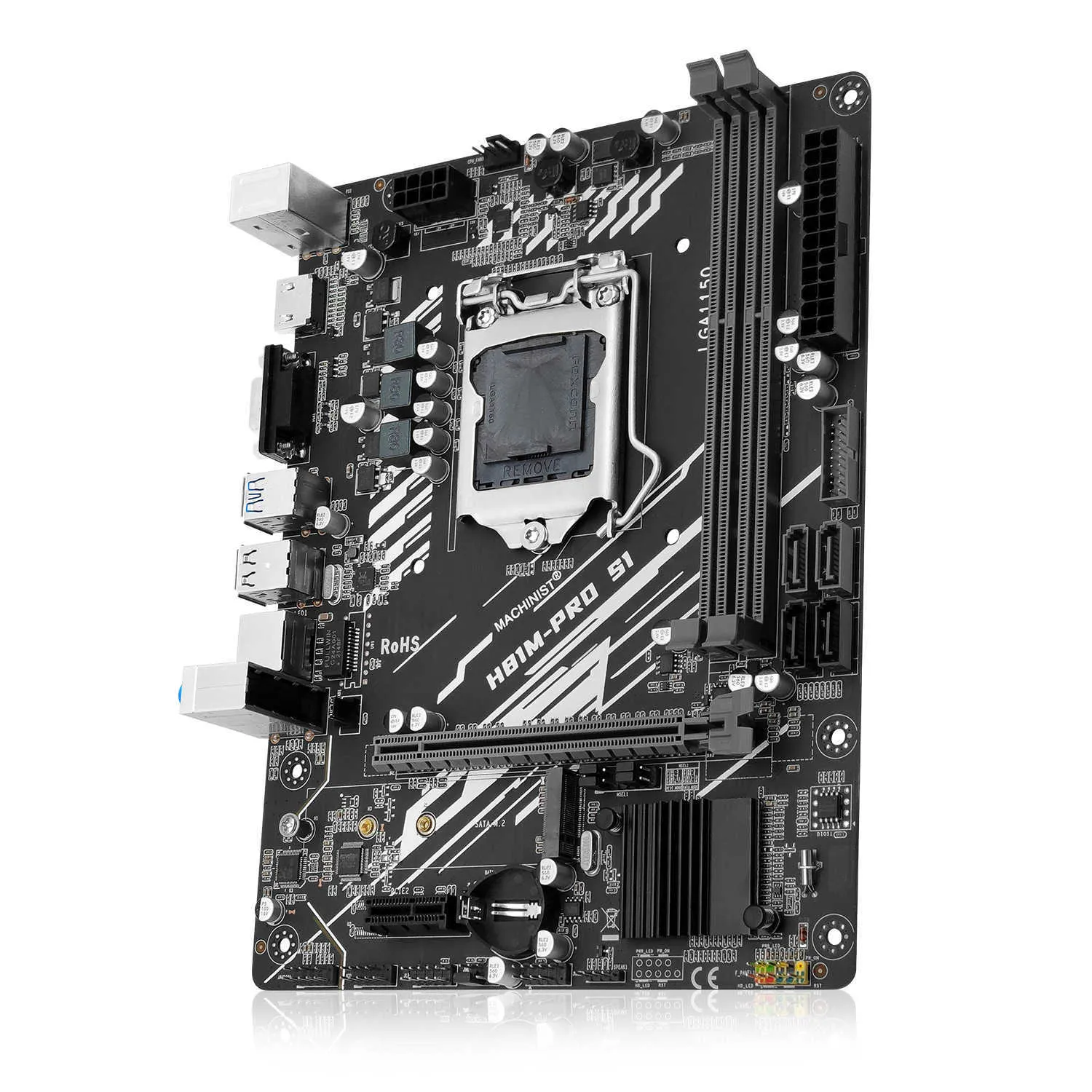 MACHINIST LGA 1150 Motherboard H81 Micro ATX Intel 4th Gen Gaming Desktop  DDR3/