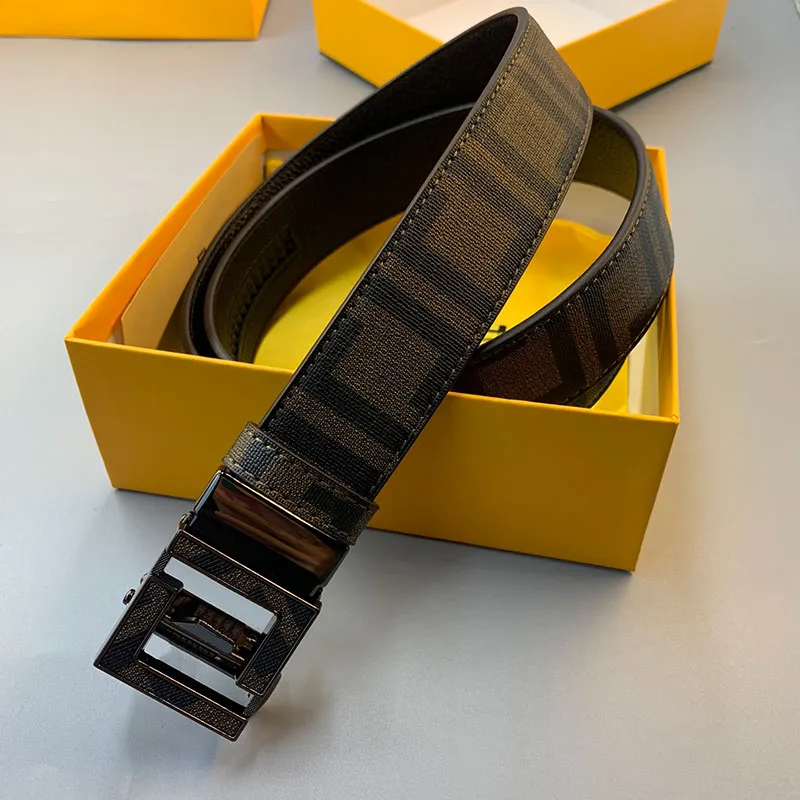 Luxury designer belts classic solid color mens belts designers automatic gold silver black buckle belt 3 colors width 3.8 cm size 115-125 casual fashion good nices