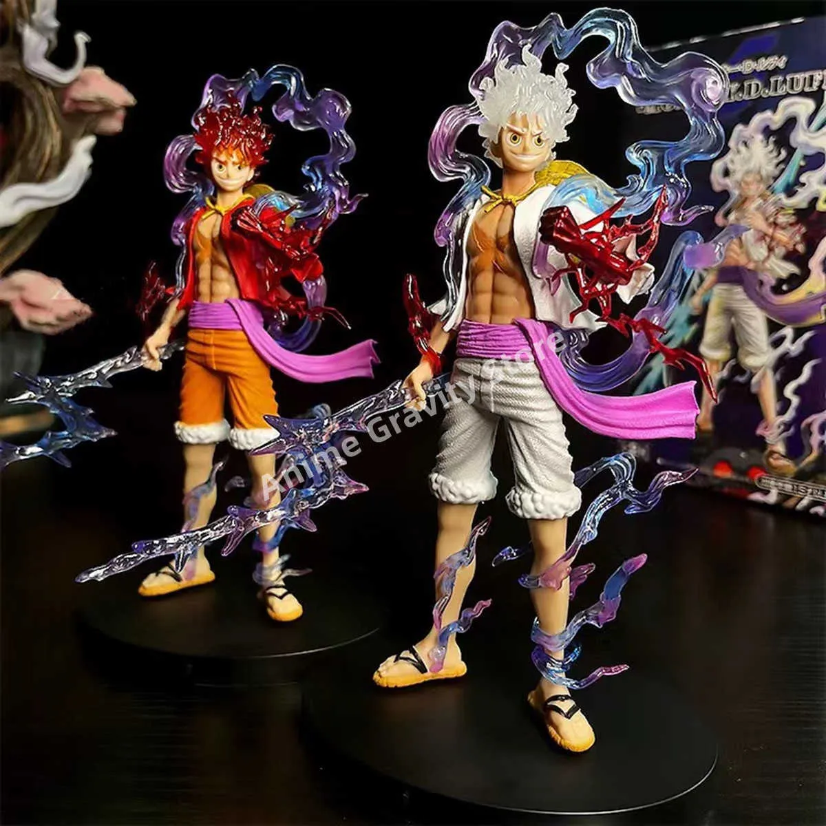 Luffy Gear 5 Anime Action Figure Statue - PVC Character Model Toy  Collection Gift for Boys and Girls