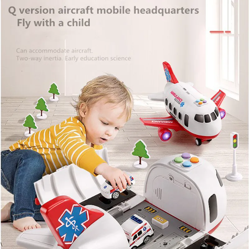 Toddler Airplane Toys Early Educational Toy With Light And Music