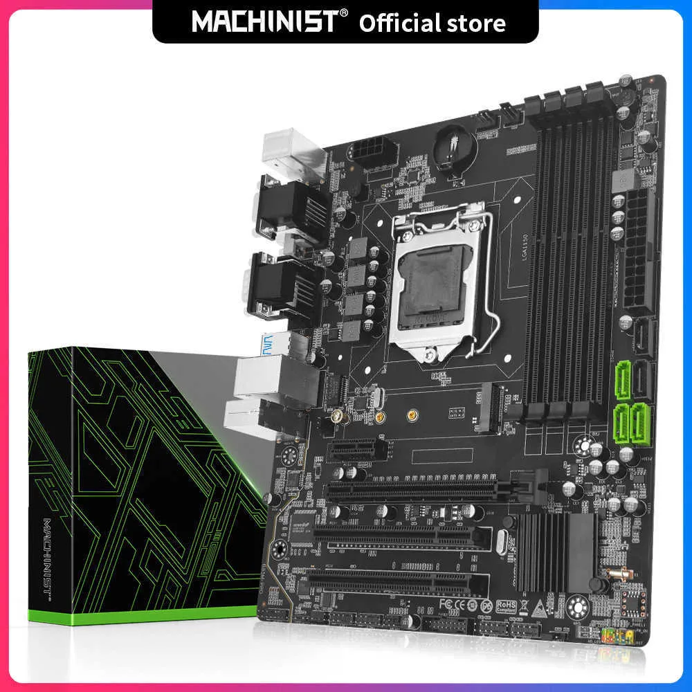 MACHINIST b85 motherboard 1150 For Intel LGA 1150 CPU I3 I5 I7 CPU Support technology DDR3 dual channel memory slot