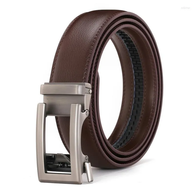 Riemen man riem zakelijk werk echt lederen hoogwaardige metalen gesp voor mannen casual student outdoor riem zd2206