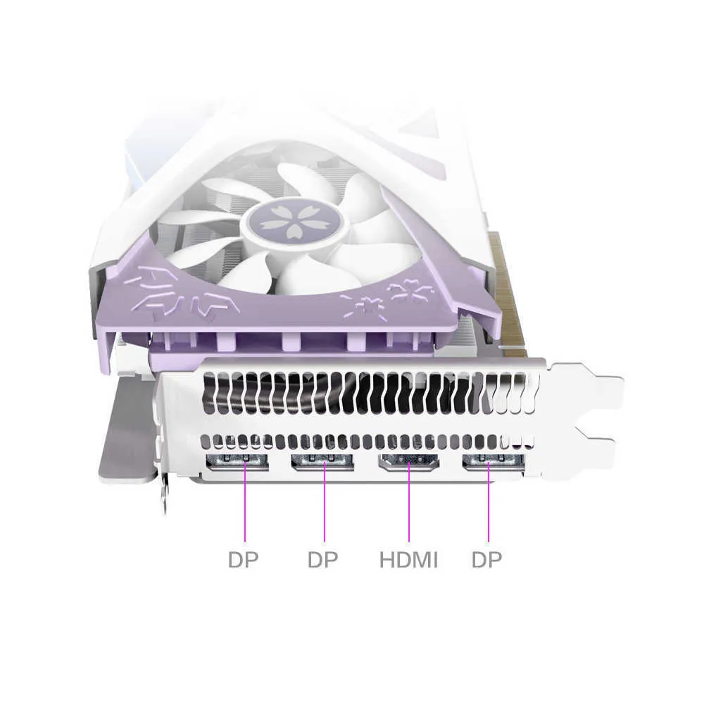 Yeston RX6750XT 12GBグラフィックスカード Yeston RX6750XT Sakura 192Bit 12GB GDDR6 GPU Graphics Card