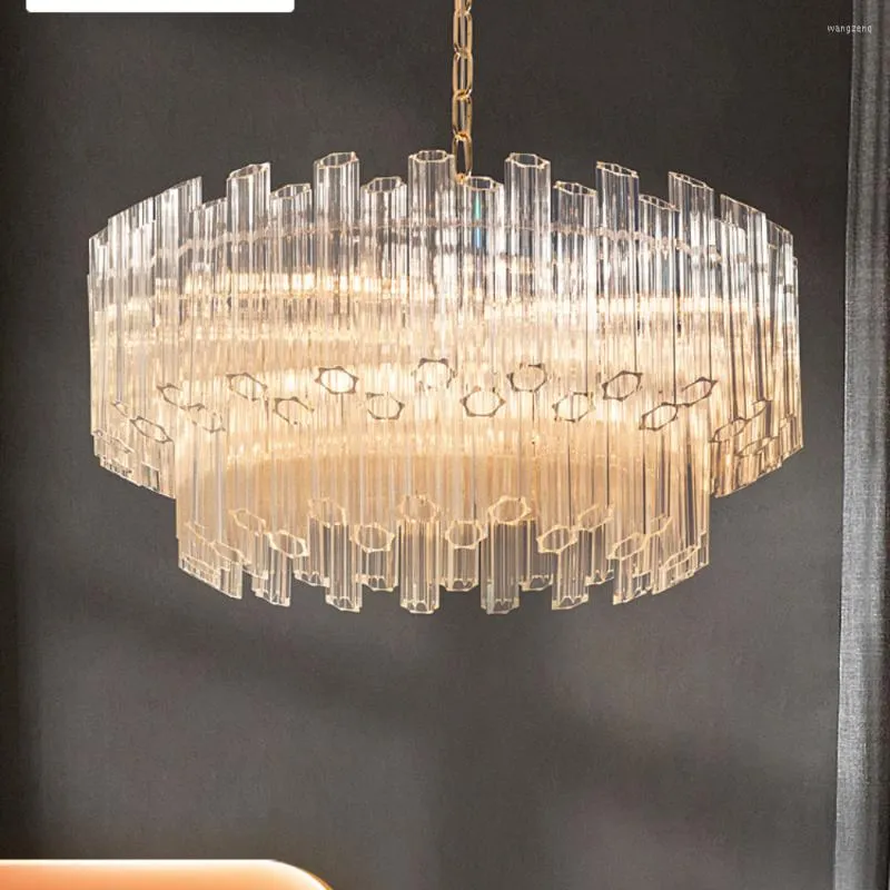 Pendant Lamps Light Luxury Chandelier Living Room Post-Modern Simple Elegant Creative Designer Bedroom Dining-Room Lamp