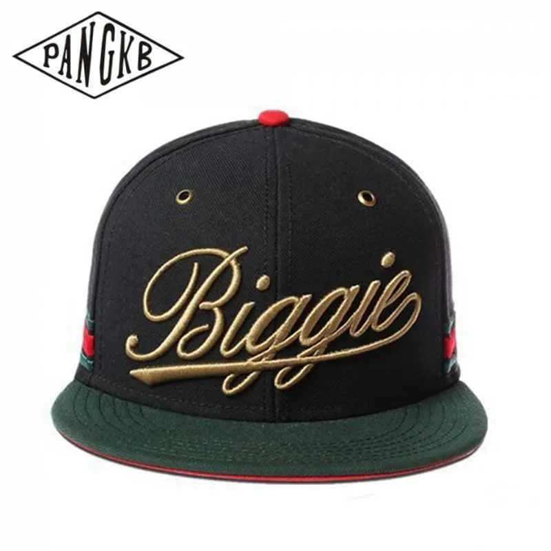 Snapbacks PANGKB Marca BIGGIE CAP cappello snapback di alta qualità per uomo donna adulto berretto da baseball casual da sole all'aperto osso all'ingrosso 0105