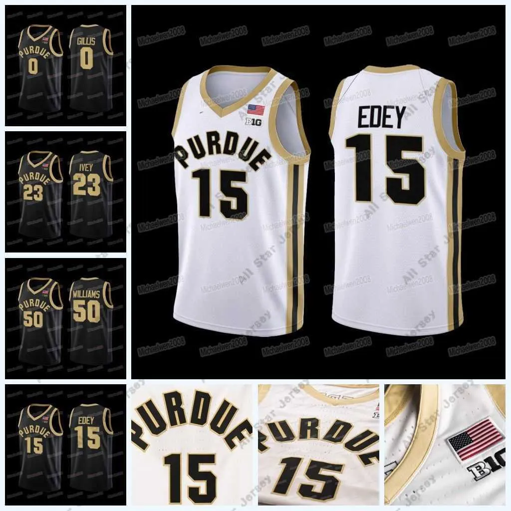 Basketball Jerseys Basketball Jerseys Custom Purdue Boilermakers 2022-23 College Basketball Jersey Braden Smith Zach Edey Jaden Ivey Trevion Williams Mason