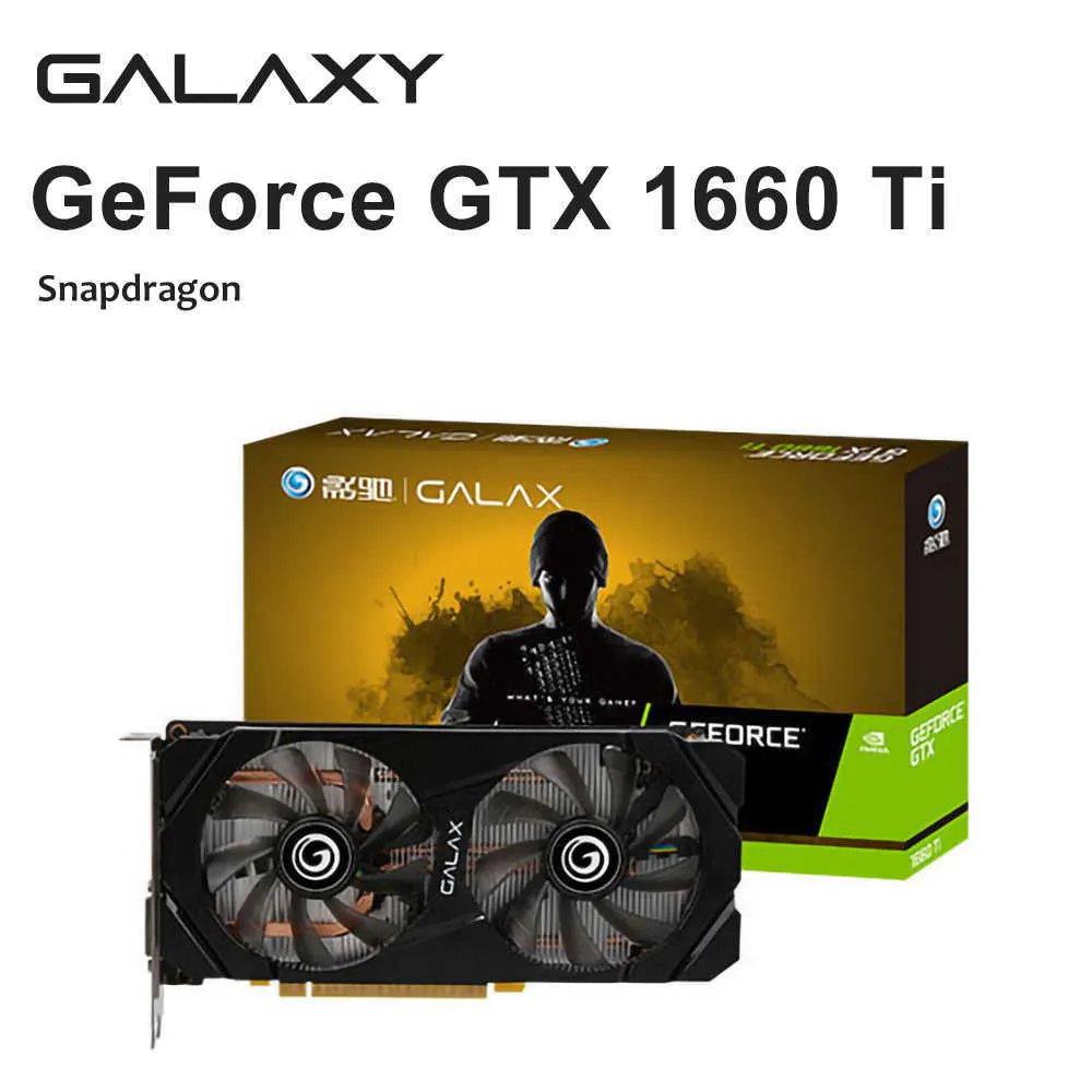 Galaxy New GTX 1660 Super Ti 1660S 6GB GAMING GRAFIC CARD GDDR6 6G 192BIT 14NM Videokort NVIDIA GPU Placa de Video
