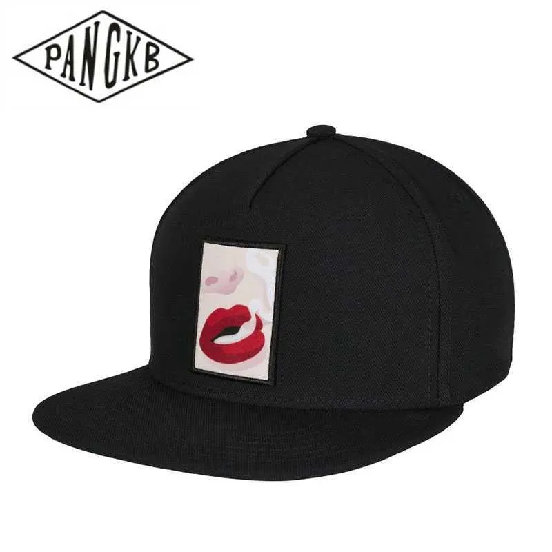 Snapbacks PANGKB Brand High Times CAP sexy lips hip hop snapback hat for men women adult outdoor sports running casual sun baseball cap 0105