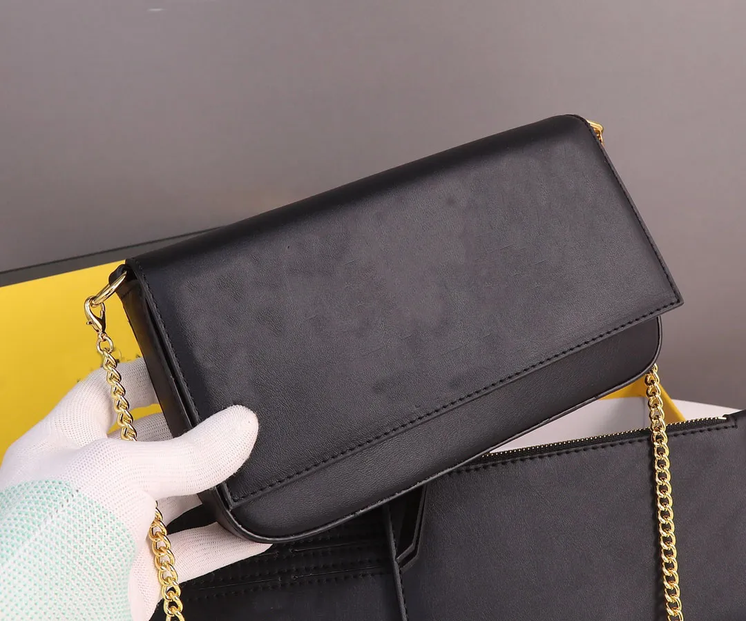 Ladies Purse Designer Luxury Pocket Pocket Pocket Classic Fashion Famous Brand Box Combating Tamanho 21-3.5-12cm M40870
