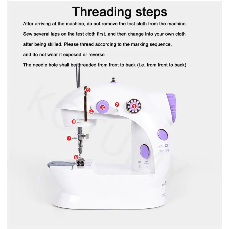 Small sewing machine Mini home pedal full-automatic electric