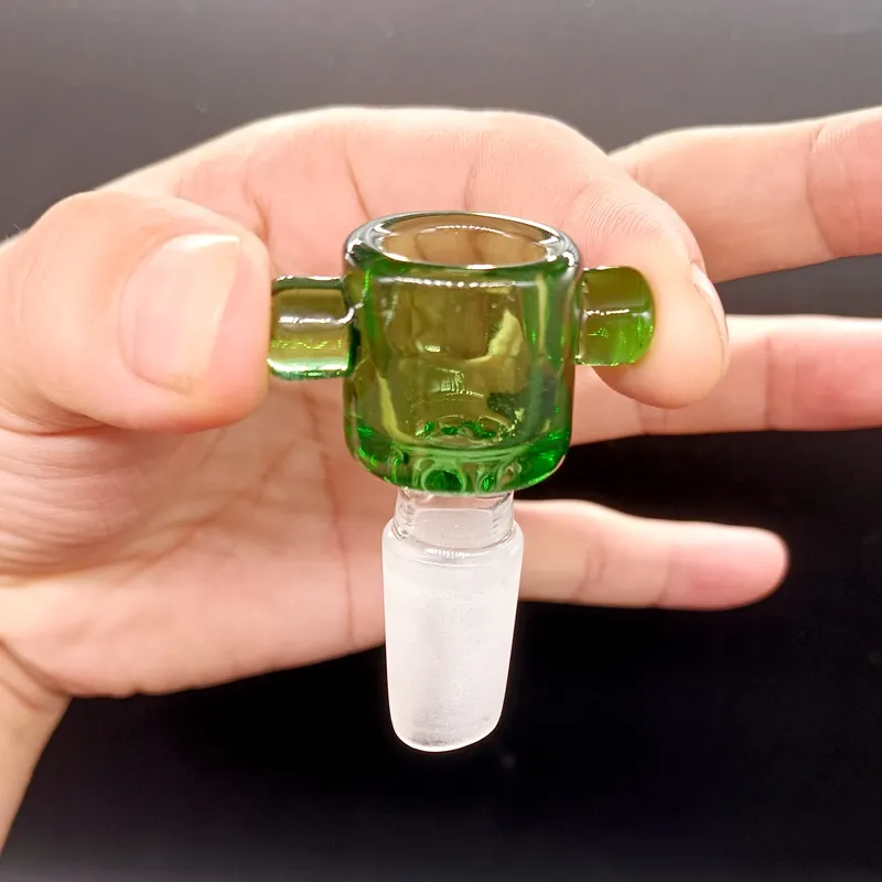 Green Screen Bowl voor Dry Herb Tabak Gekleurde Water Bong Pijpen Waterpijp Rookaccessoires