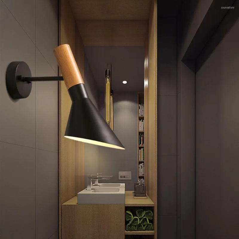 مصابيح الجدار الحديثة LED LED Home Bedroom Bedside Lamp Decor Decor