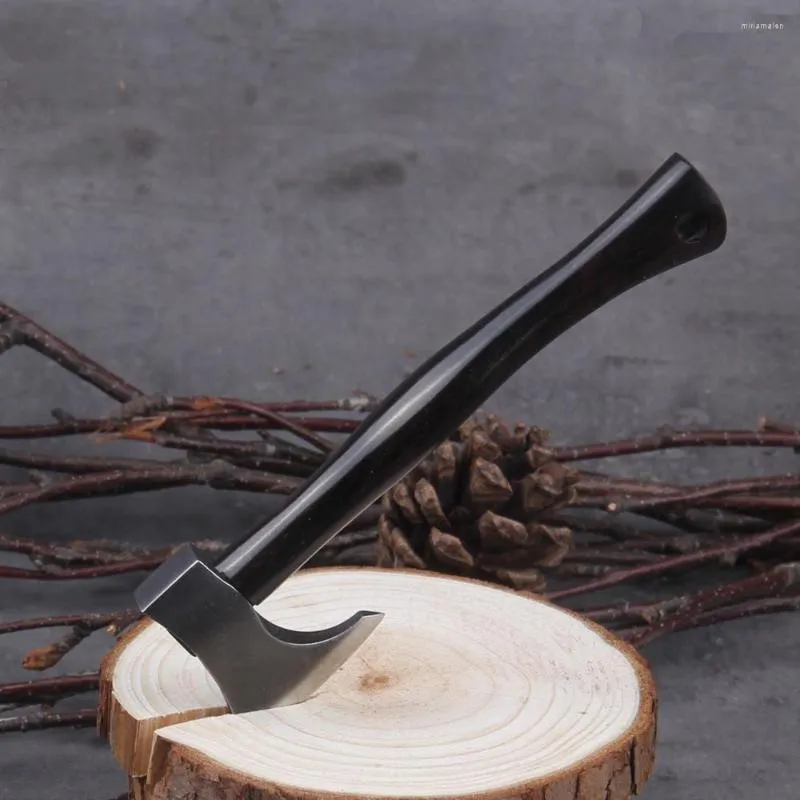 Llaveros Really Small Vikings Axe 10 cm Mango de madera con hierro y caja vikinga como regalo