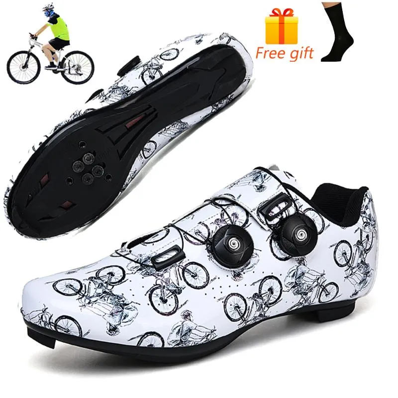 Cycling Footwear 2023 Men Sneaker Self-Locking MTB Shoes Non-slip Sneakers Outdoor Bicycle Racing Triathlon Sapatilha Ciclismo Women