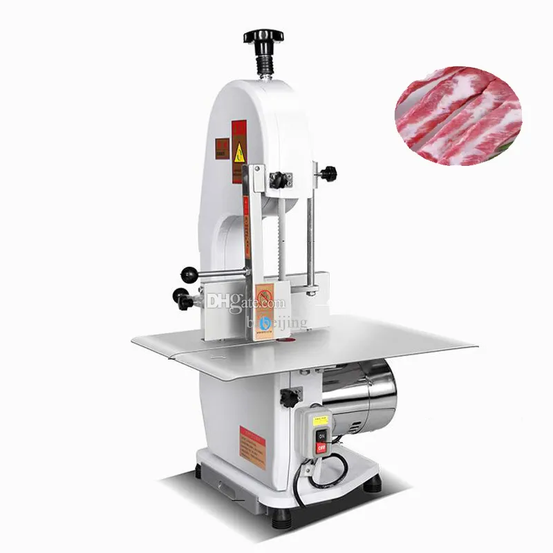 Frozen Chicken Fish Meat Cutting Machine Electric Band Food Bone Saw Machine For Butchers 110V / 220V