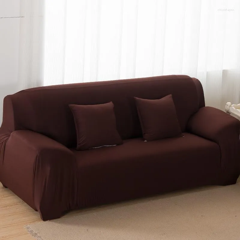 Krzesło pokrowce domowe elastyczna rozciągająca sofa do salonu spandeks spandeks bez poślizgu miękka poduszka do mycia meble Zestaw ochrony