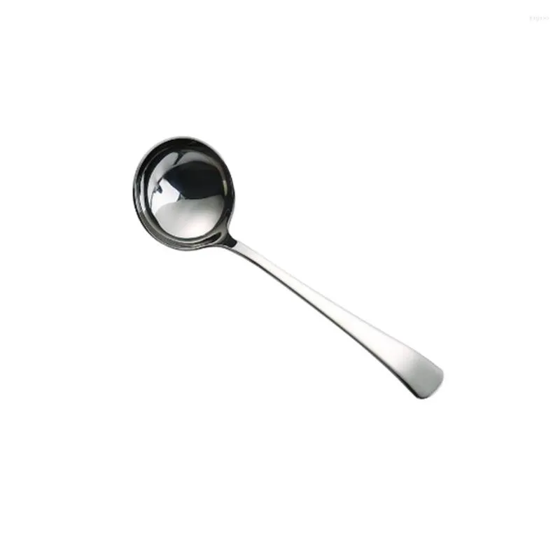 Couverts Ensembles Cuillères À Thé En Acier Inoxydable Avec Long Manche Soupe Dessert Scoop Cuisine Cuisson Louche Vaisselle Pour Table À Manger Cuillère