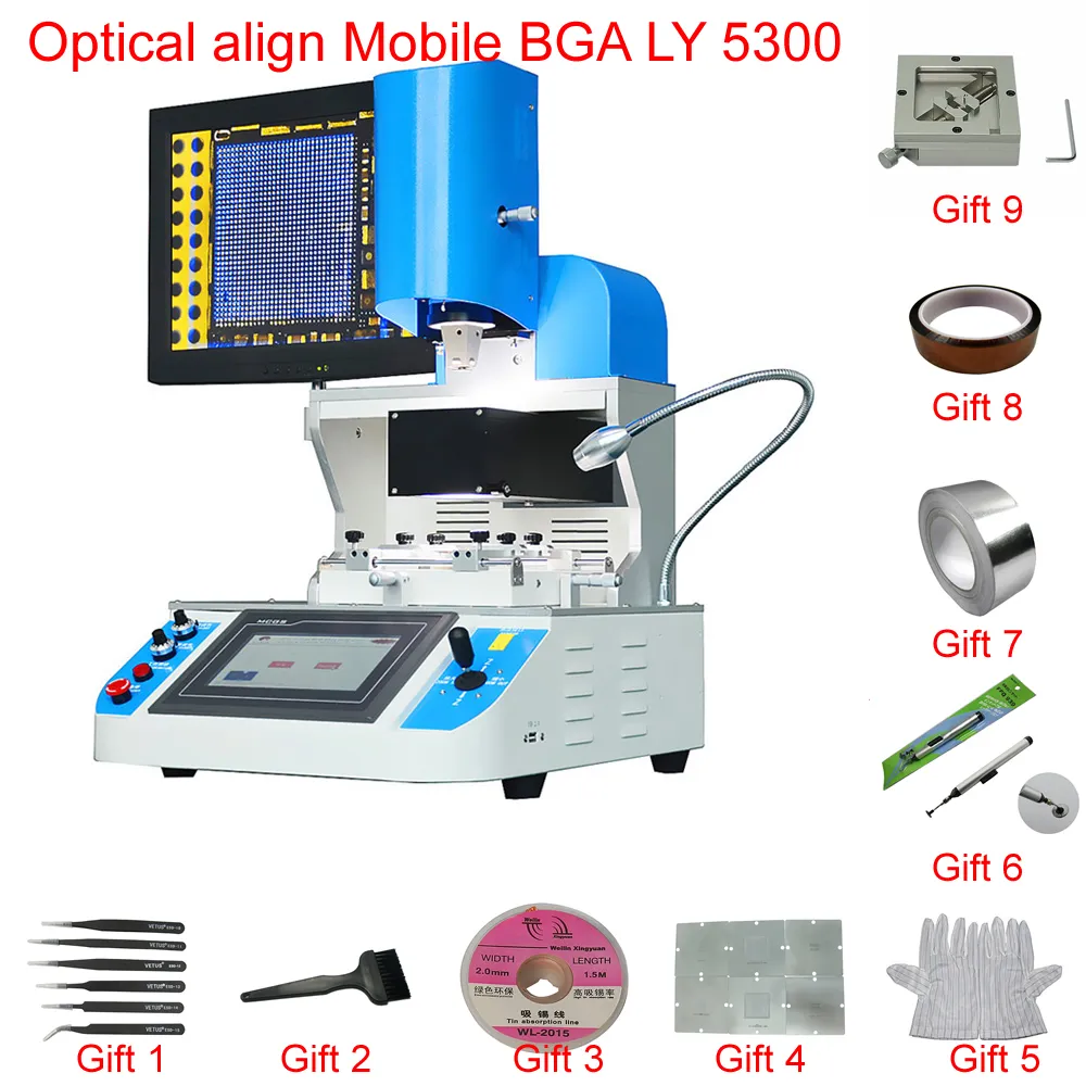 Automatic BGA Rework Station - WDS-700 Optical Alignment System for ...