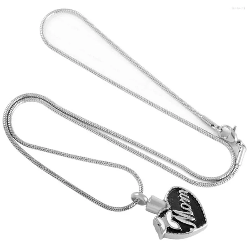 Hanger kettingen crematie sieraden vlinder hart urn ketting voor as mom herdenkingshouder