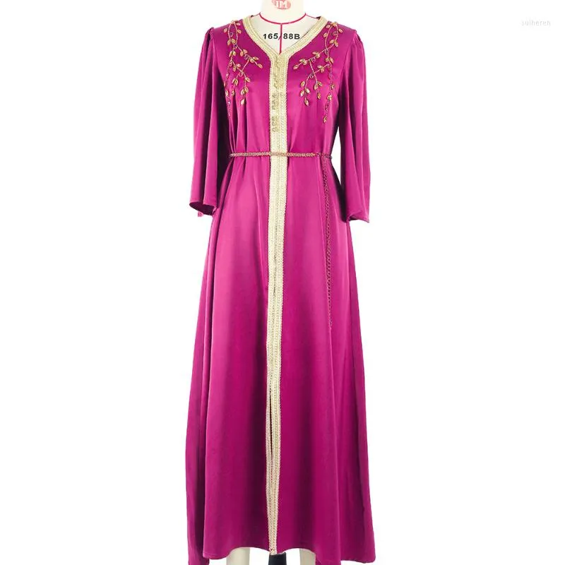 Ethnic Clothing Eid African Dresses For Women Evening Party Abaya Dubai Turkey Islam Arabic Pakistani Muslim Dress Robe Musulmane Femme