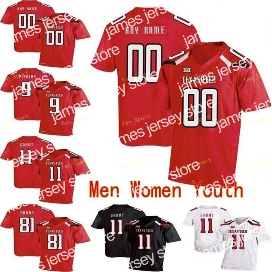 Umerican College Wear Thr NCAA College Jerseys Texas Tech 4 Antoine Wesley 44 Donny Anderson 5 Michael Crabtree 5 Patrick Mahomes II Custom Football Stitche