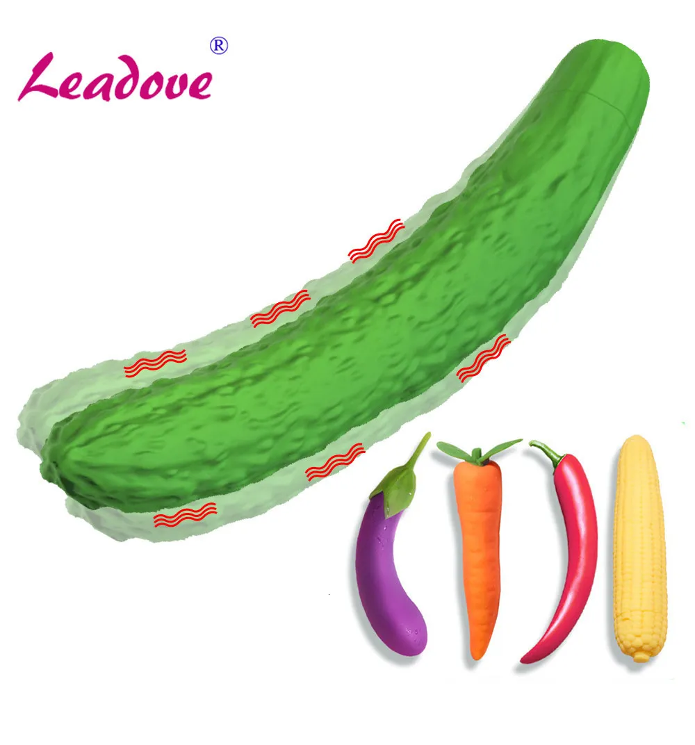 Giocattoli anali Vibratore vegetale Giocattolo del sesso Stimolatore del clitoride del punto G Massaggio Masturbatore femminile Prodotto del sesso_voghion.com