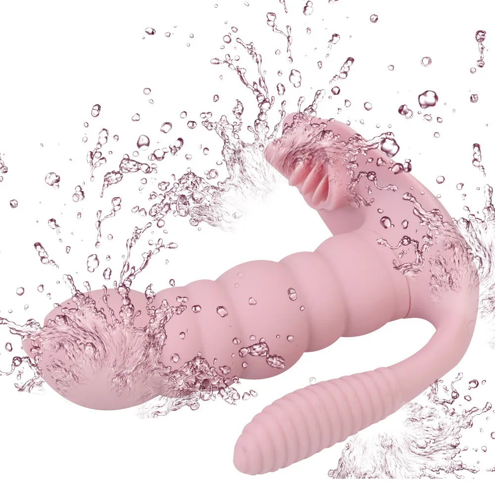 Anal Spielzeug 3 IN 1 Höschen Vibrator Für Frauen Klitoris l Leckt Erhitzt Dildos Anal Plug Weibliche Masturbator_voghion.com