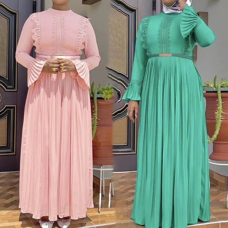 Vêtements ethniques 2023 Printemps Musulman En Mousseline De Soie Abaya Femme Robe De Bal À Manches Longues Kimono Femmes Caftan Dialaba Dubaï Africain Élégant Filles RobesE