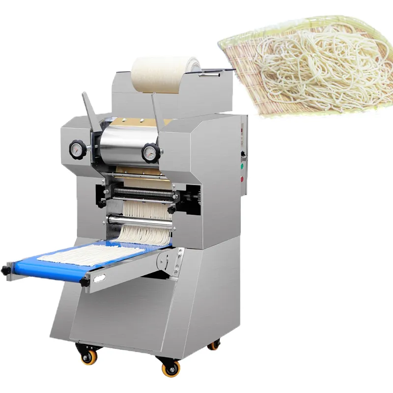 Automatische Japanse noedelmachine verse pasta ramen deegnoedelmachine met snijsnijder