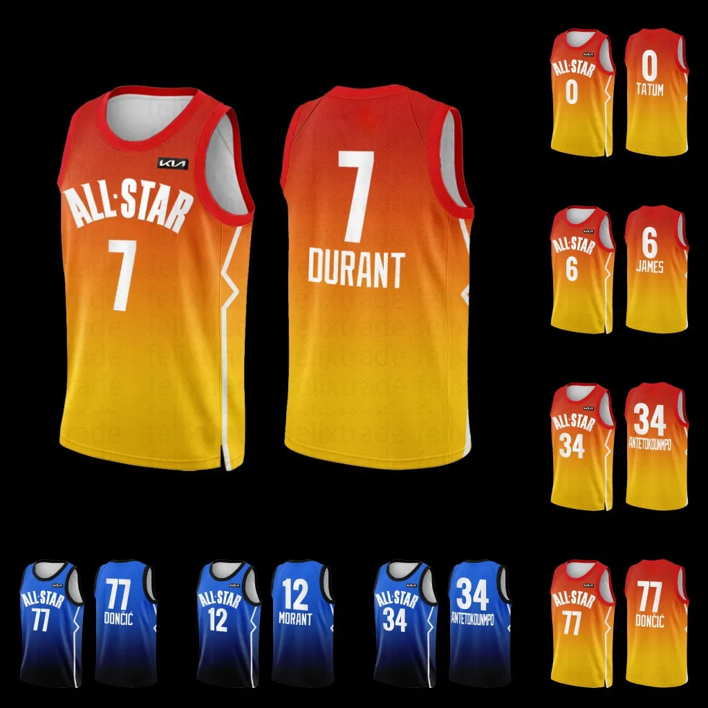 2023 All-star Basketball Jersey Keven 7 Durant Jayson 0 Tatum