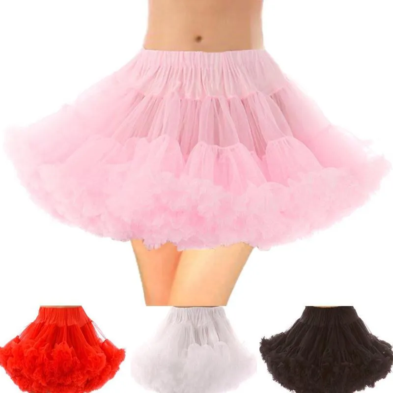 Etek sevimli gelin petticoat gelinlik lolita kısa kızak yetişkin tutu tül etek kaymalar kabarık telaş rockbilly parti cosplayskirts
