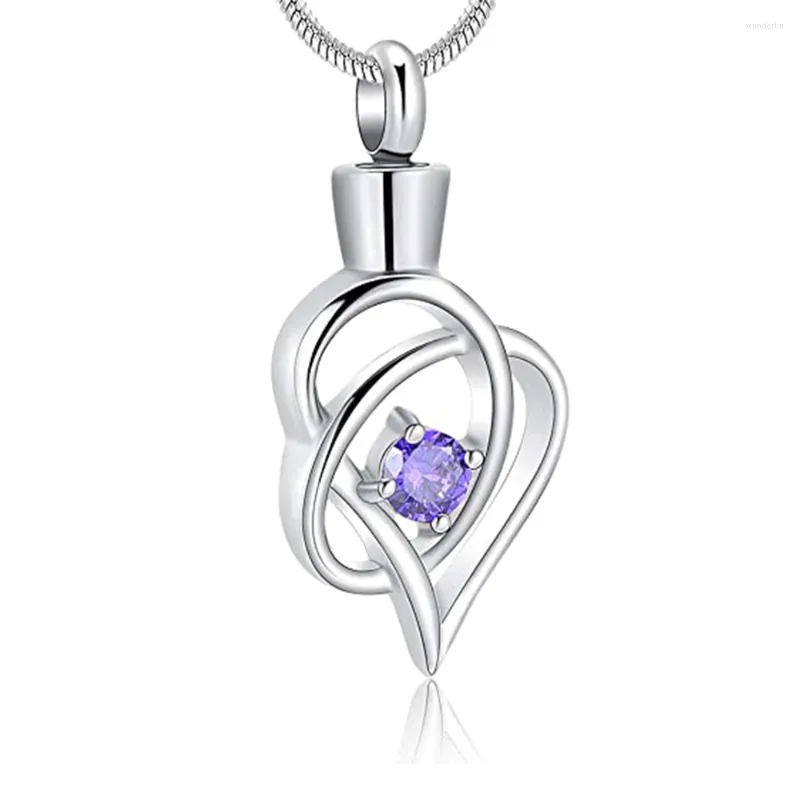 Pendentif Colliers Infinity Coeur Crémation Bijoux Pour Cendres Pendentifs En Acier Inoxydable Cristal Mémorial Souvenir Urne