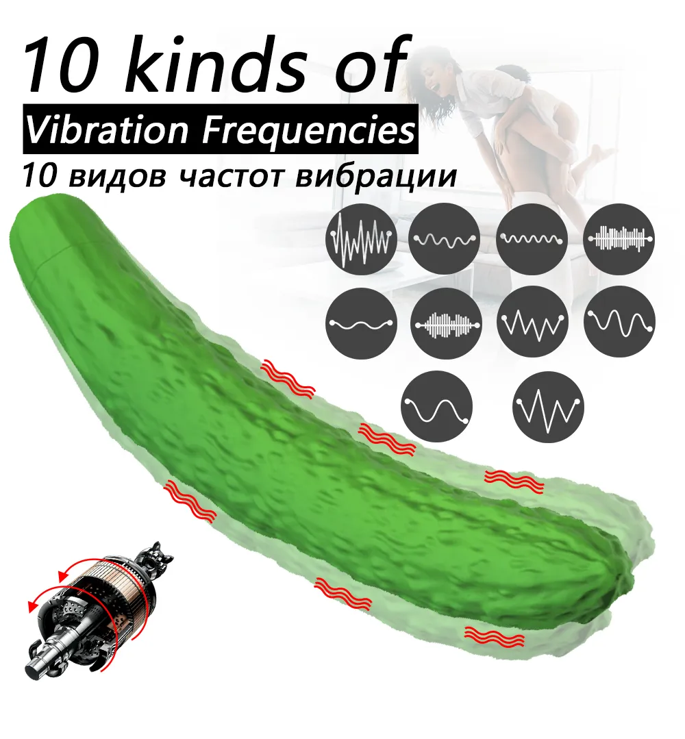 Giocattoli anali Vibratore vegetale Giocattolo del sesso Stimolatore del clitoride del punto G Massaggio Masturbatore femminile Prodotto del sesso_voghion.com