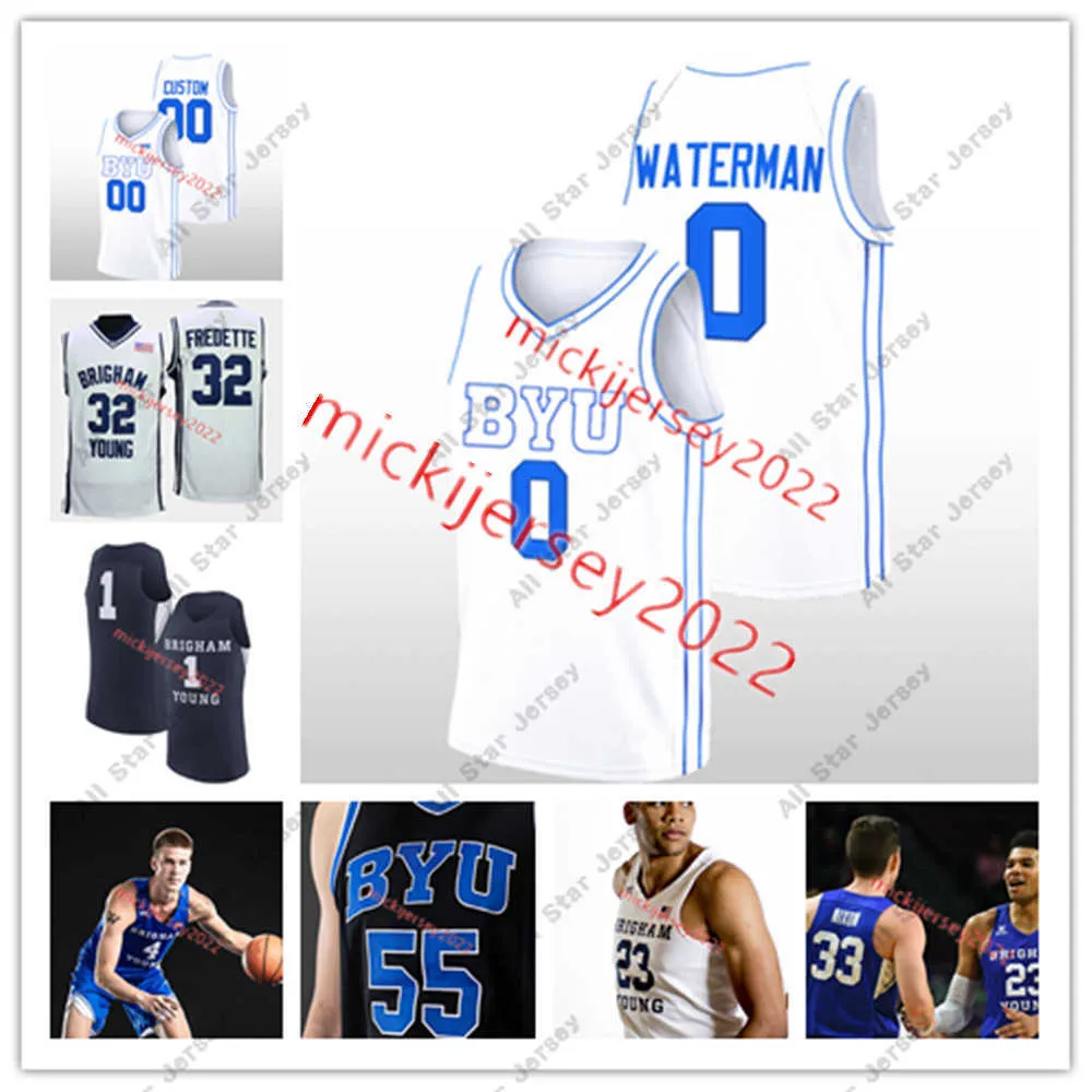College Basketball Wears College Basketball Wears Custom Stitched BYU Cougars Basketball Jersey Mens Youth 10 Tredyn Christensen Braeden Moore Tanner Toolson Ric