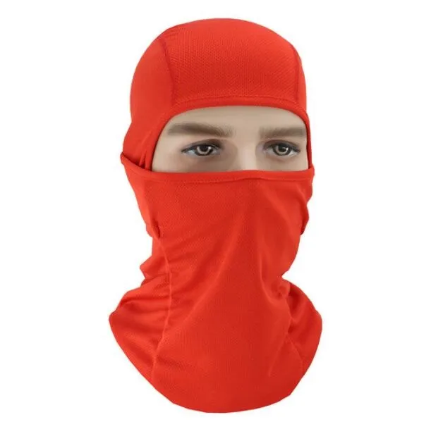 Tactical Cooling Ice silk Mask Airsoft Full Face Protective Balaclava Hat Paintball Cycling Bicycle Hiking Hoods Scarf Fishing Snowboard Ski Masks cap Men Women