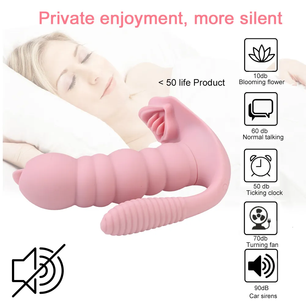 Anal Spielzeug 3 IN 1 Höschen Vibrator Für Frauen Klitoris l Leckt Erhitzt Dildos Anal Plug Weibliche Masturbator_voghion.com