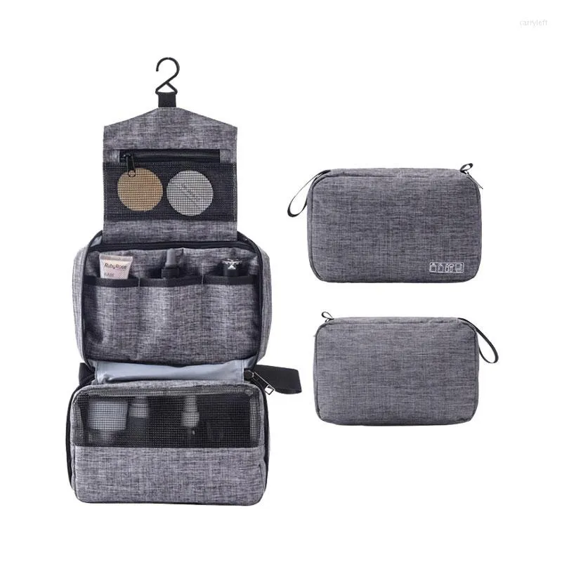 Sacs à cosmétiques, trousse de toilette pour femmes, grand organisateur de maquillage de voyage, trousse de toilette pliante étanche pour femmes