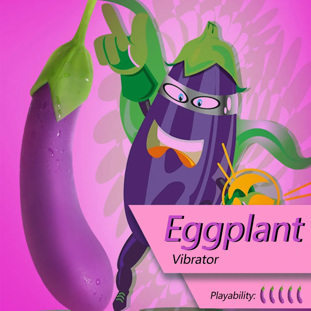 Giocattoli anali Vibratore vegetale Giocattolo del sesso Stimolatore del clitoride del punto G Massaggio Masturbatore femminile Prodotto del sesso_voghion.com